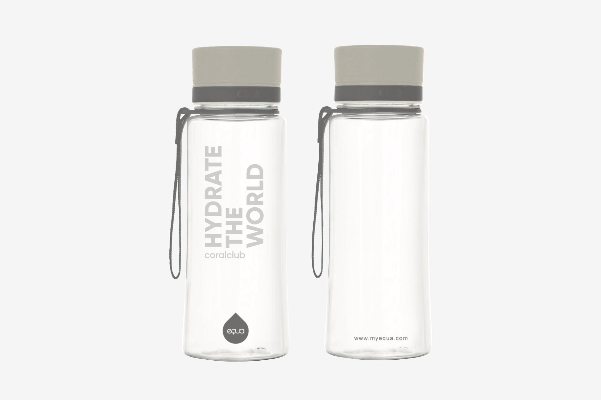 Бутылка для воды EQUA "Hydrate the world" 