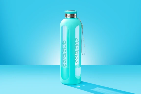Стеклянная бутылка "ClearWater", Aqua Menthe